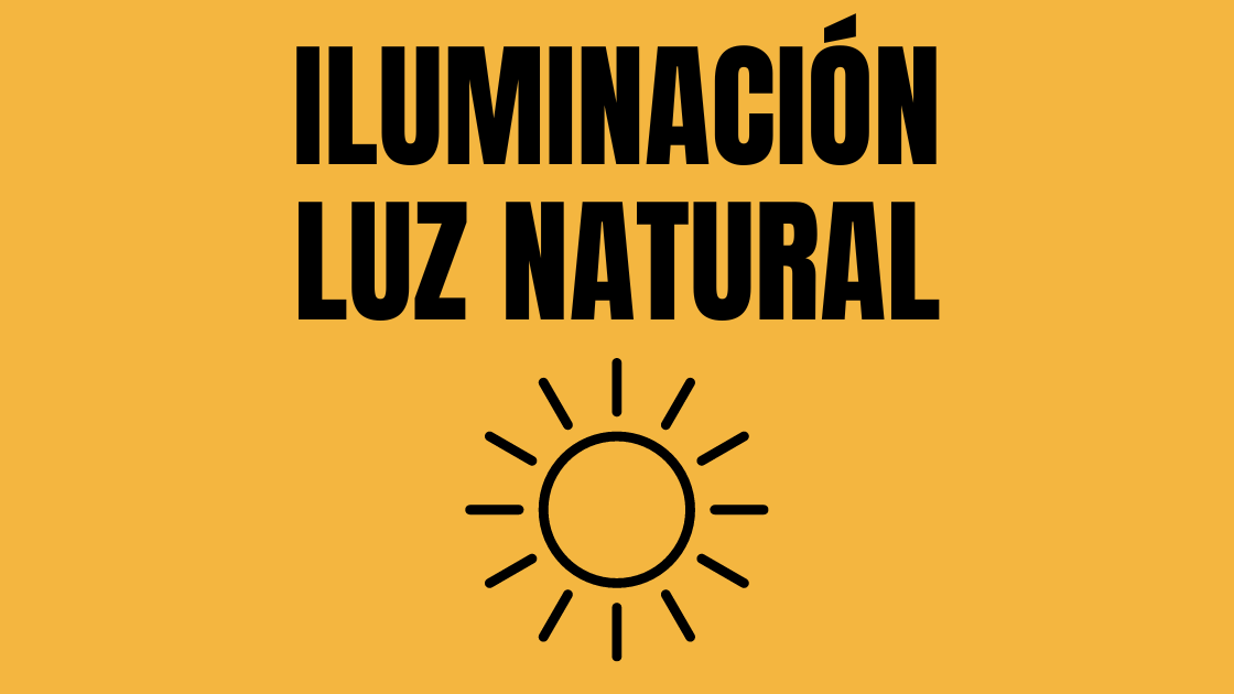 Esquemas Iluminación SIN REFLECTOR en exterior con luz natural