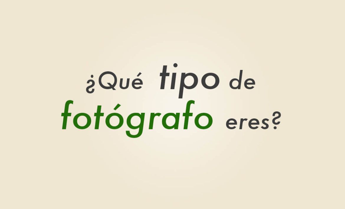 Tipos de fotografía y fotógrafos