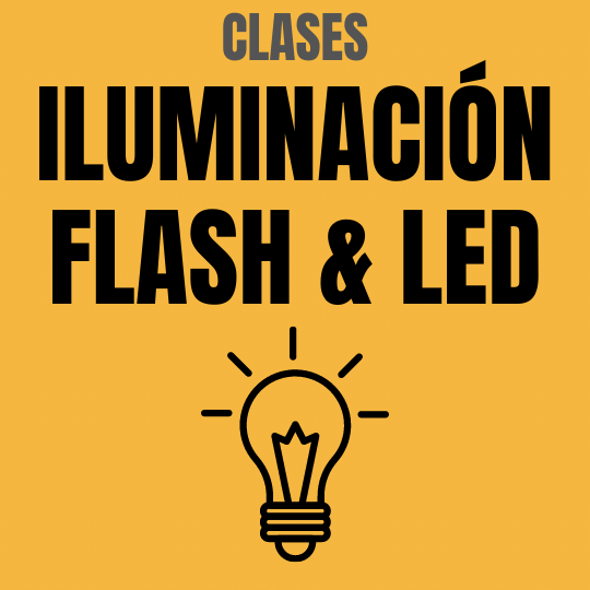iluminación flash y led